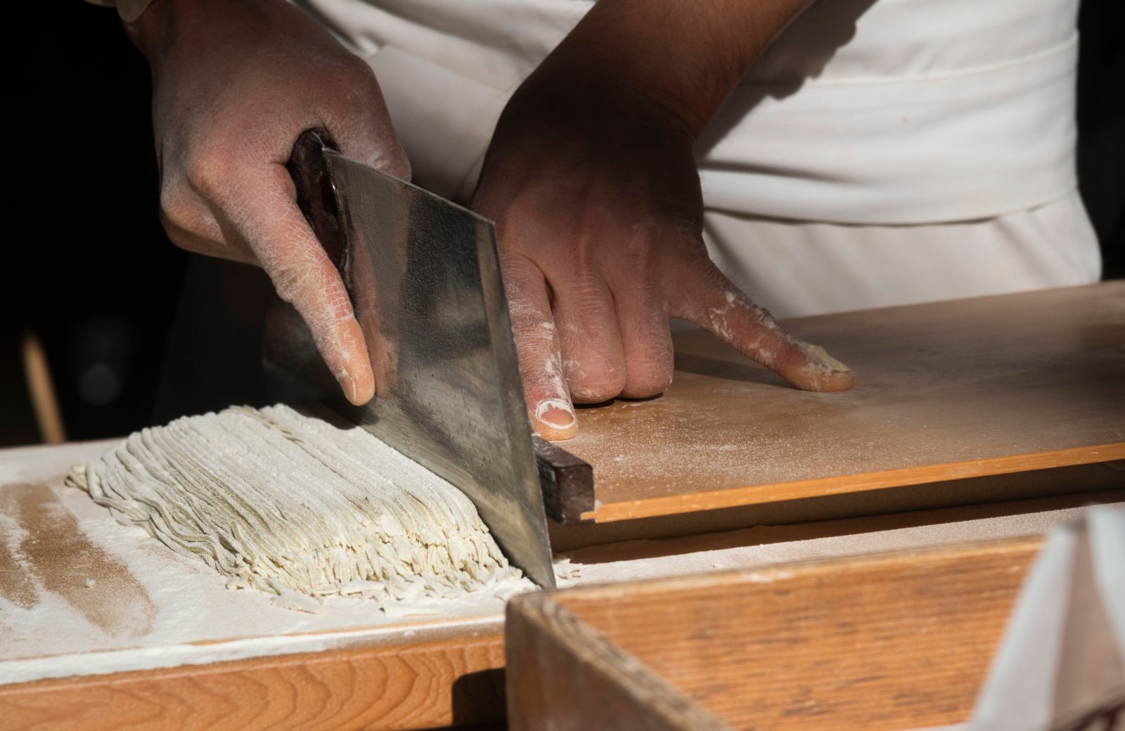 ざるそば - 竹ざるに盛られた冷たいそば